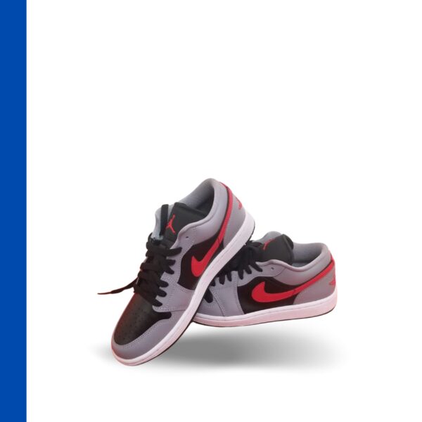 Jordan 1 Low Cement Grey Fire Rojo - Image 2